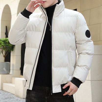 Herren Steppjacke Warm Modern mit Hochkragen