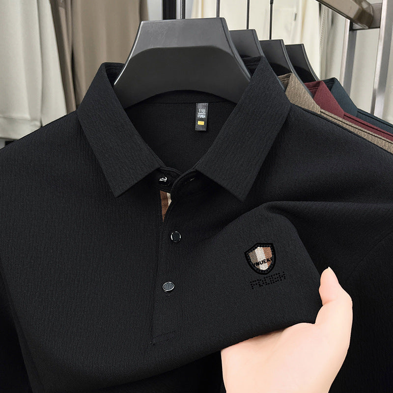 Herren Poloshirt Langarm Elegant Sportlich Berlin