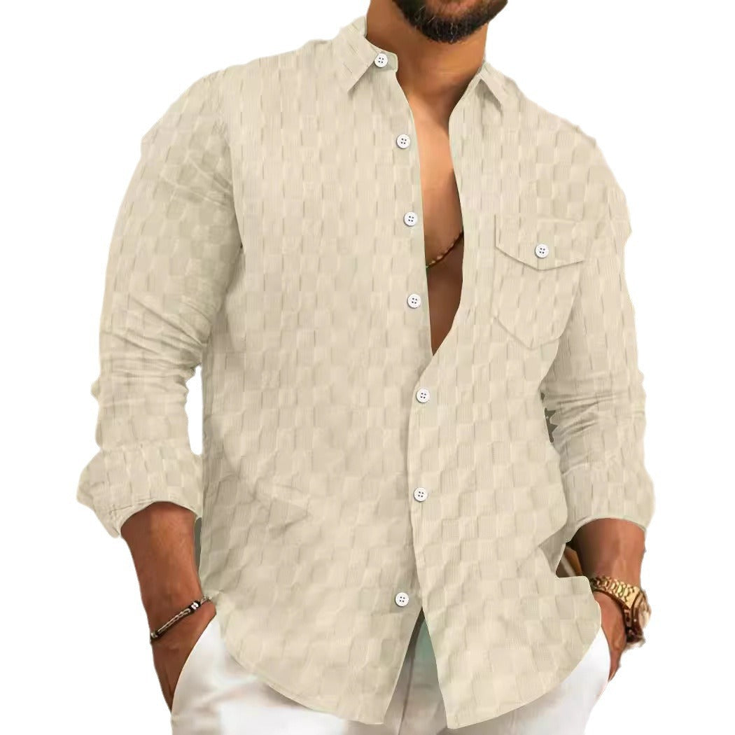 Elegantes Herrenhemd mit Streifen Slim Fit