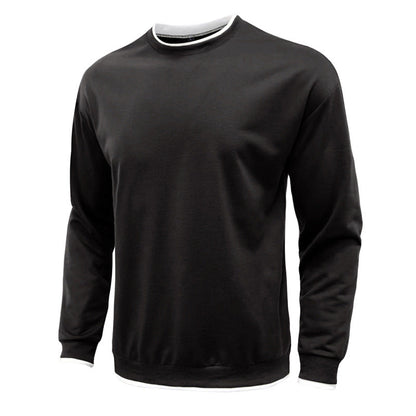 Herren Sweater Langarm Strukturiert Modern