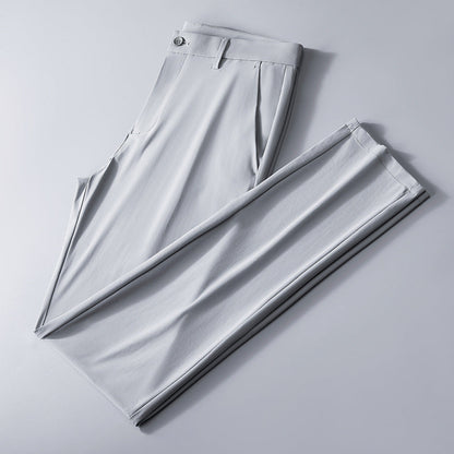 Herren Anzughose Slim Fit Bequem Elegant