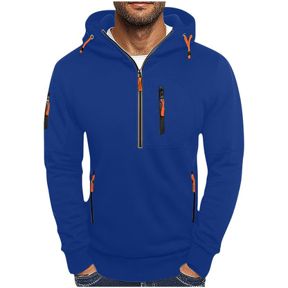 Herren Kapuzenjacke Wasserabweisend Funktionsjacke Modern