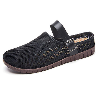 Damen Clogs Bequem Atmungsaktiv mit Verstellbarem Riemen
