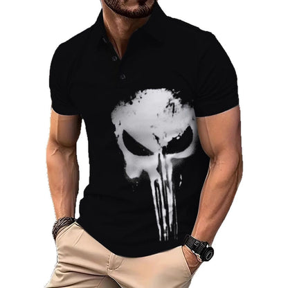 Herren Polo Graffiti Berlin Style Modern