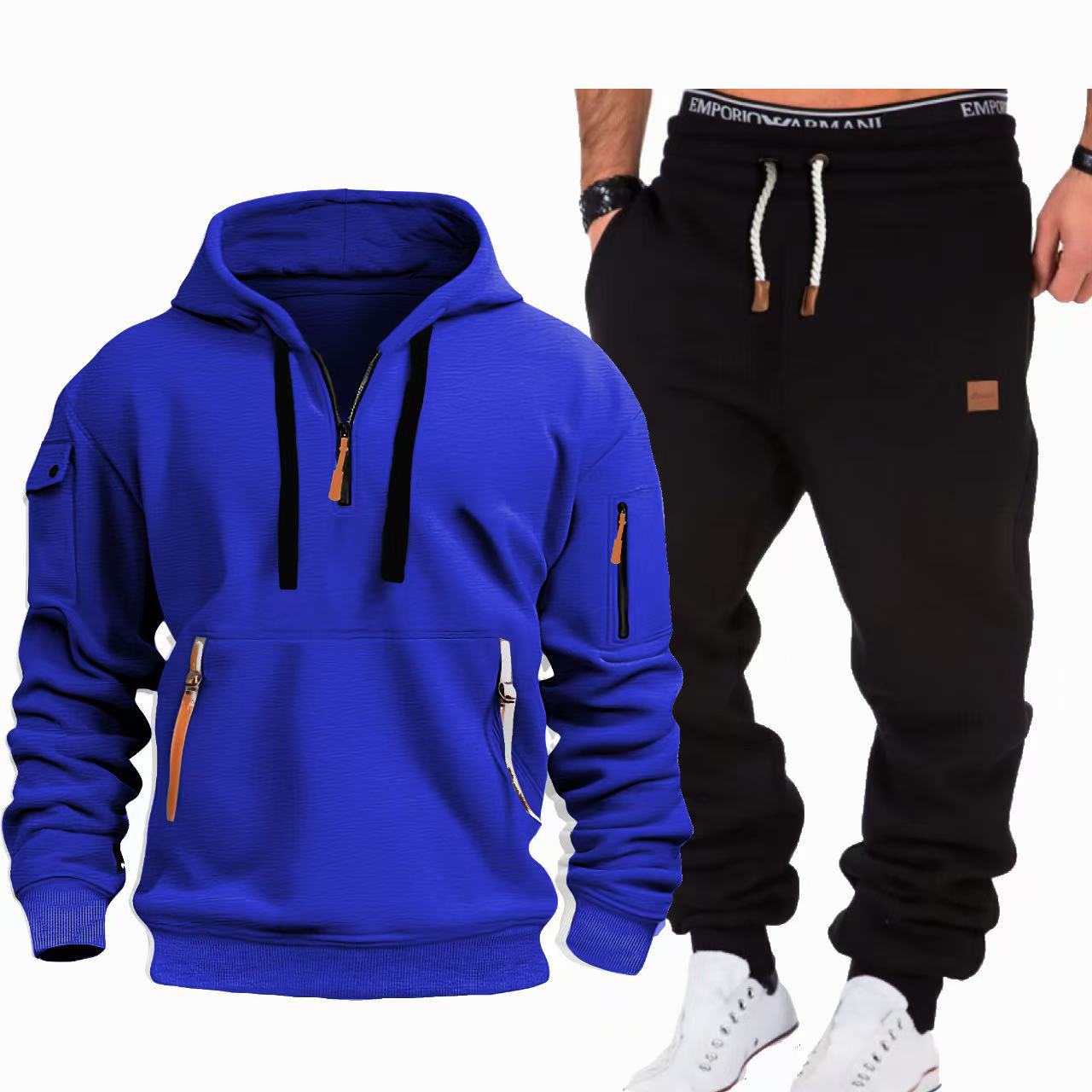 Herren Jogginganzug Bequem Sportlich Modern
