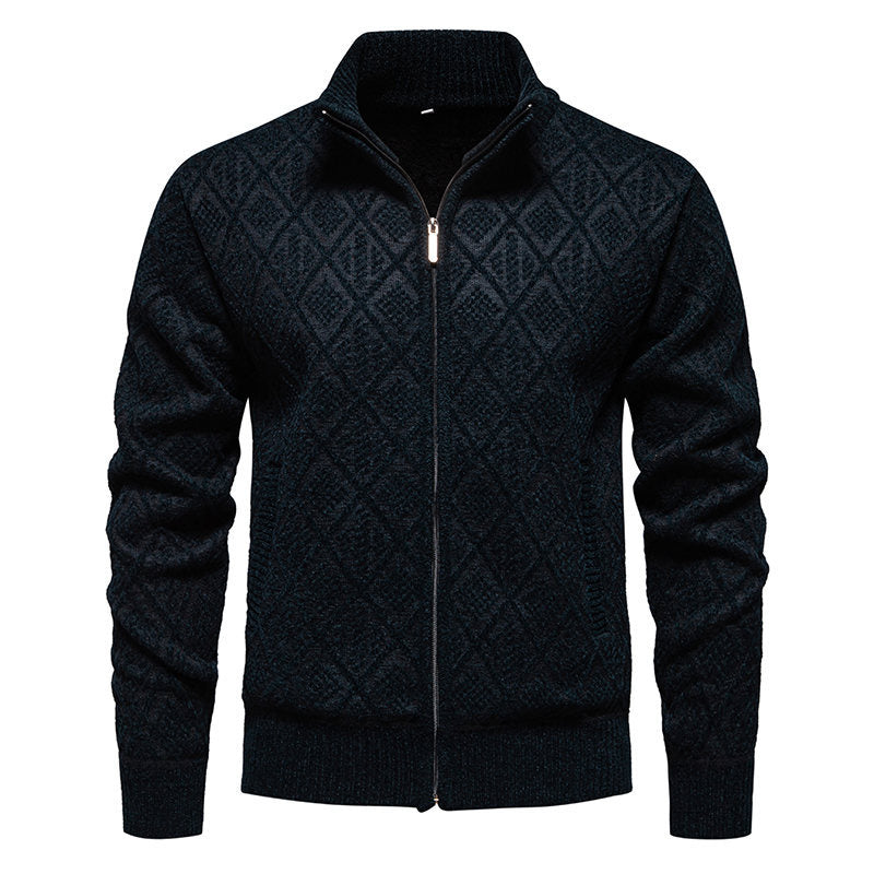 Herren Strickjacke Modern Struktur Optik Berlin Style