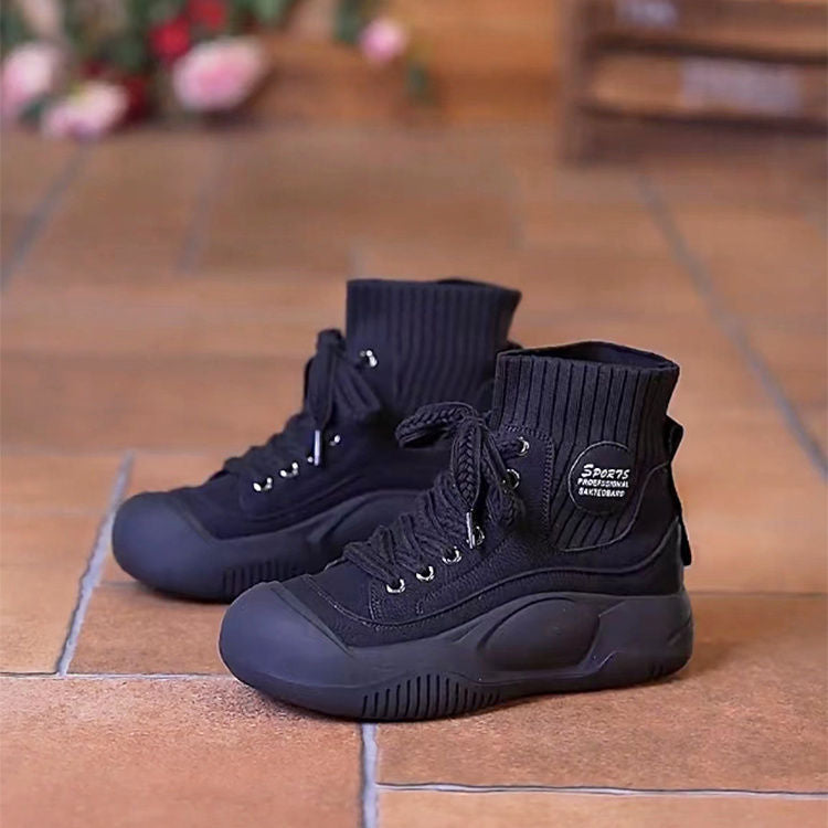 Damen Sneaker Sportlich High-Top Flexibel Rutschfest