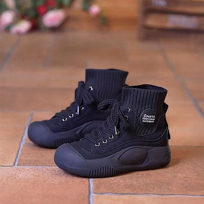 Damen Sneaker Sportlich High-Top Flexibel Rutschfest