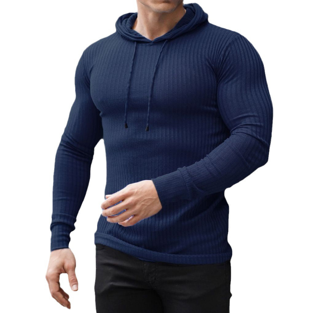 Herren Kapuzenpullover Modisch Strukturiert Berlin Style