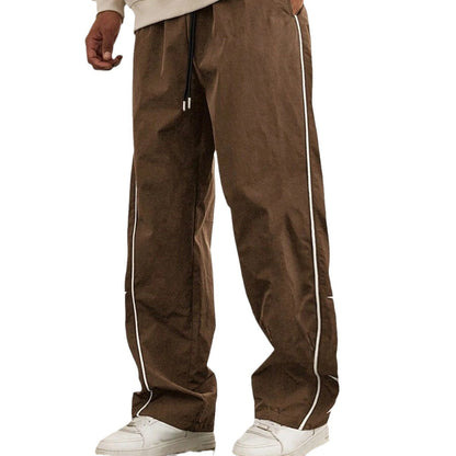 Herren Sport Hose lässig mit Streifen Seitenstreifen