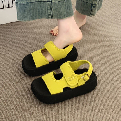Damen Sandalen Bequem Verstellbar Gepolstert Sommer