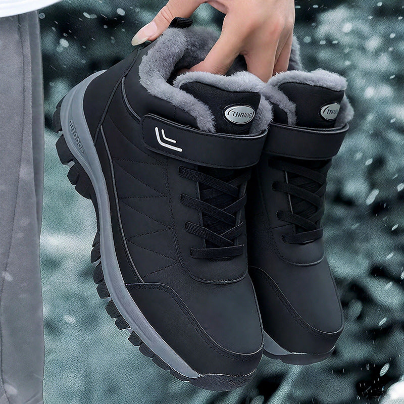Damen Winterstiefel Warm Isoliert Strapazierfähig Klettverschluss