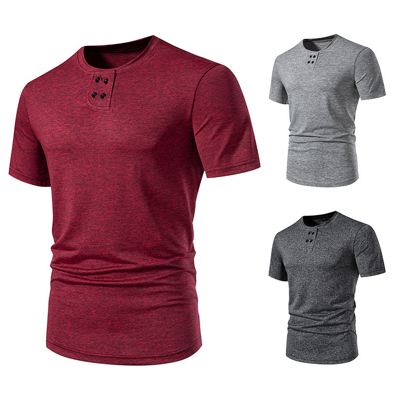 Herren T-Shirt Asymmetrisch Modern Strukturiert - BerlinGlamour
