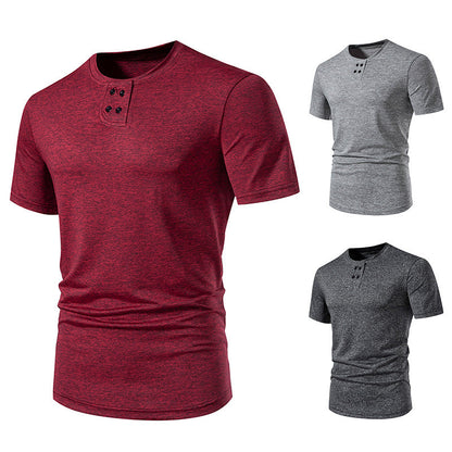 Herren T-Shirt Asymmetrisch Modern Strukturiert - BerlinGlamour