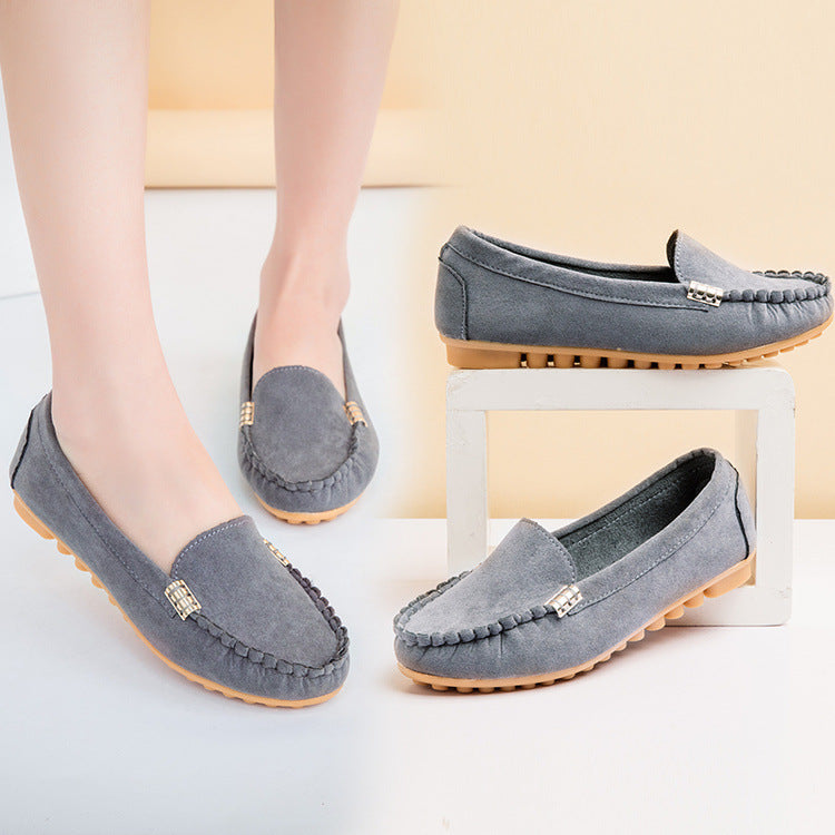 Damen Mokassin Slipper Bequem Flexible Sohle Modern - BerlinGlamour