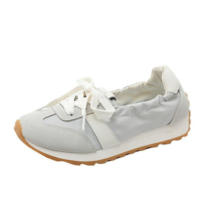 Damen Sneaker Leicht Flexibel Elastisch Weiß