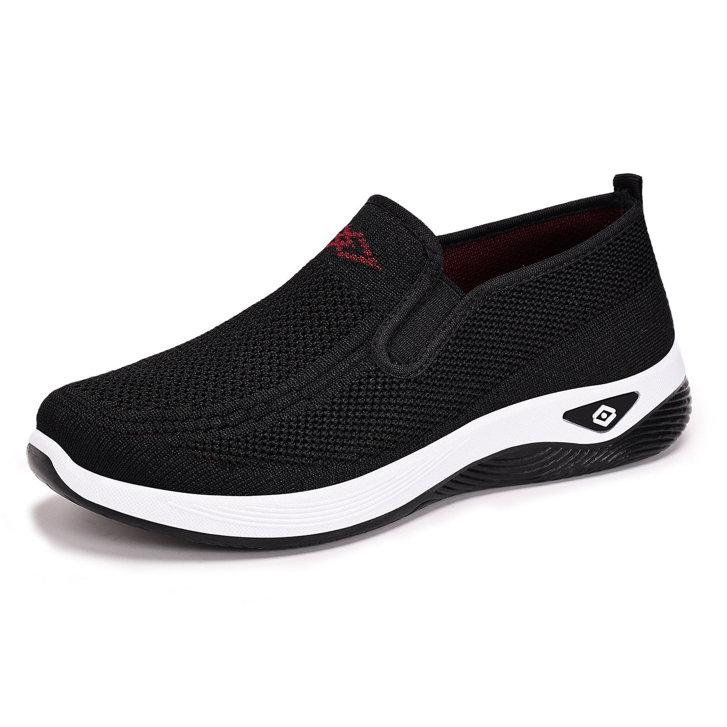 Damen Sportschuhe Bequem Slip-On Atmungsaktiv Weiß