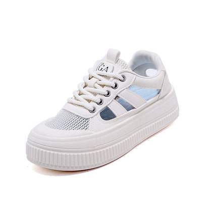 Damen Sneaker Mesh Oberfläche Flexibler Sohlenschuh Modern