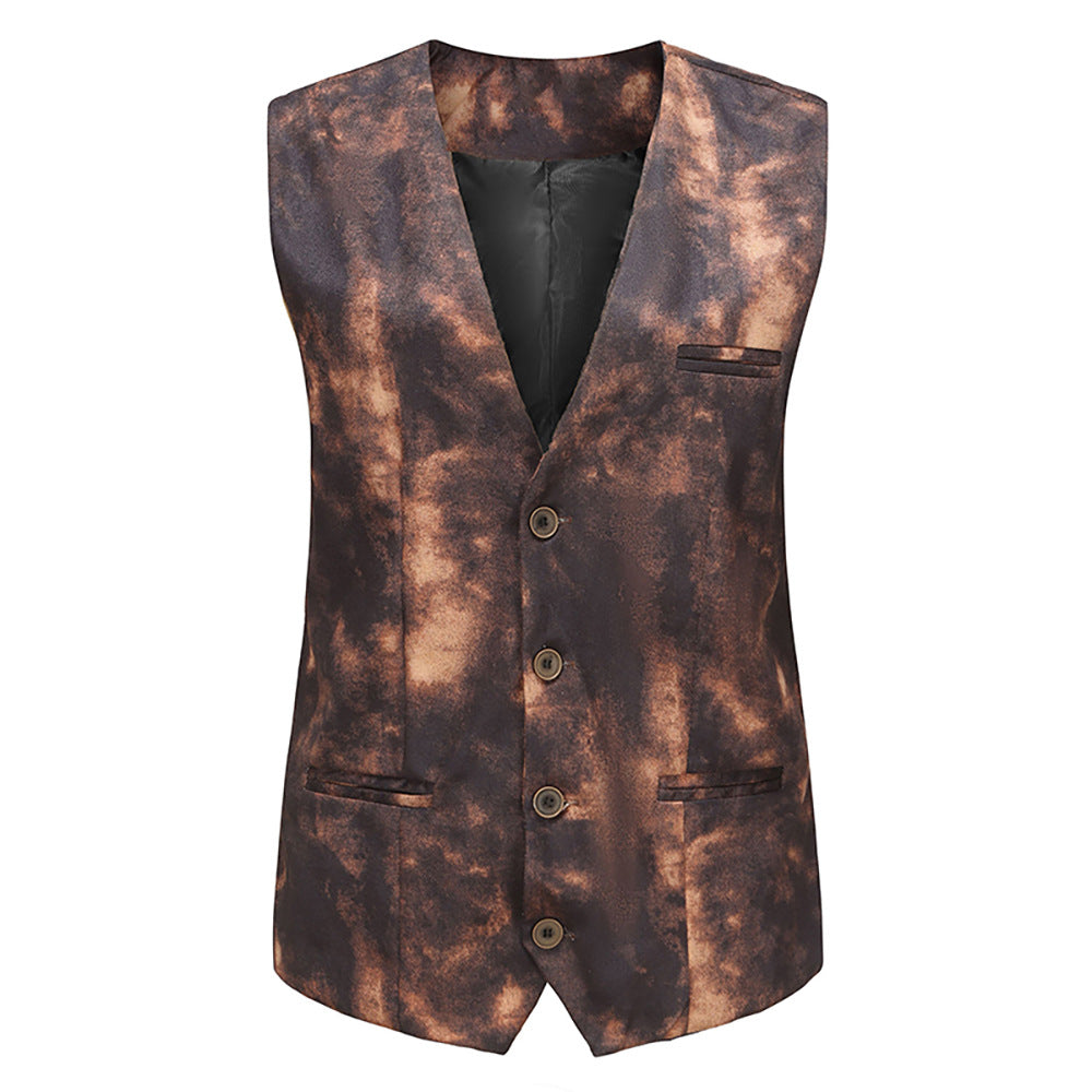 Herren Weste mit Trägern Elegant Schulterträger Design