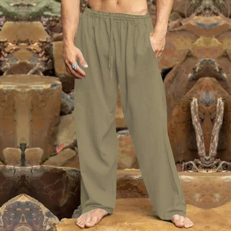Bequeme Herrenhose Freizeithose Elastischer Bund