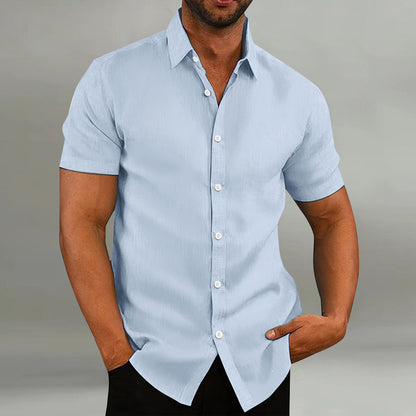 Herren Kurzarmhemd Modern Slimfit