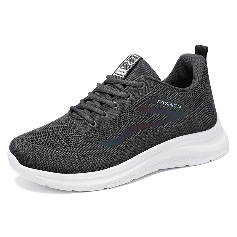 Damen Sport-Schuhe Jogging Atmungsaktiv Mesh Schwarz