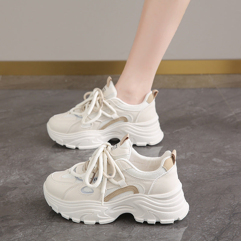 Damen Sneaker Sportlich Bequem Weißen - BerlinGlamour