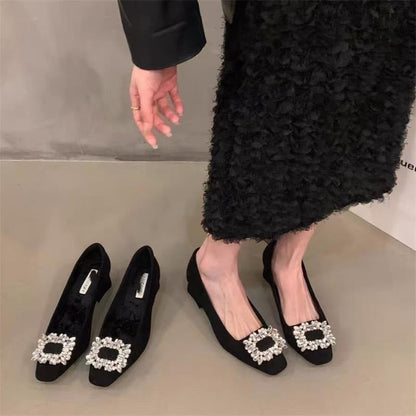 Damen Pumps mit Schmucksteinen Glitzer High Heel - BerlinGlamour