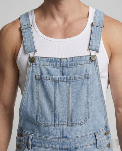 Herren Ripped Denim Shorts Destroyed Style