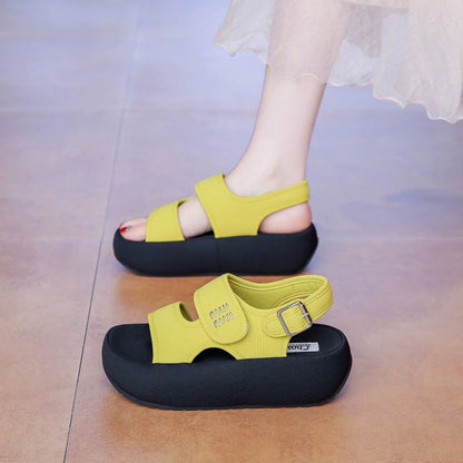 Damen Sandalen Bequem Verstellbar Gepolstert Sommer