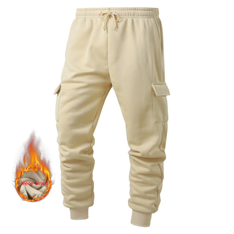 Herren Cargo-Hose Fleecegefüttert Warm