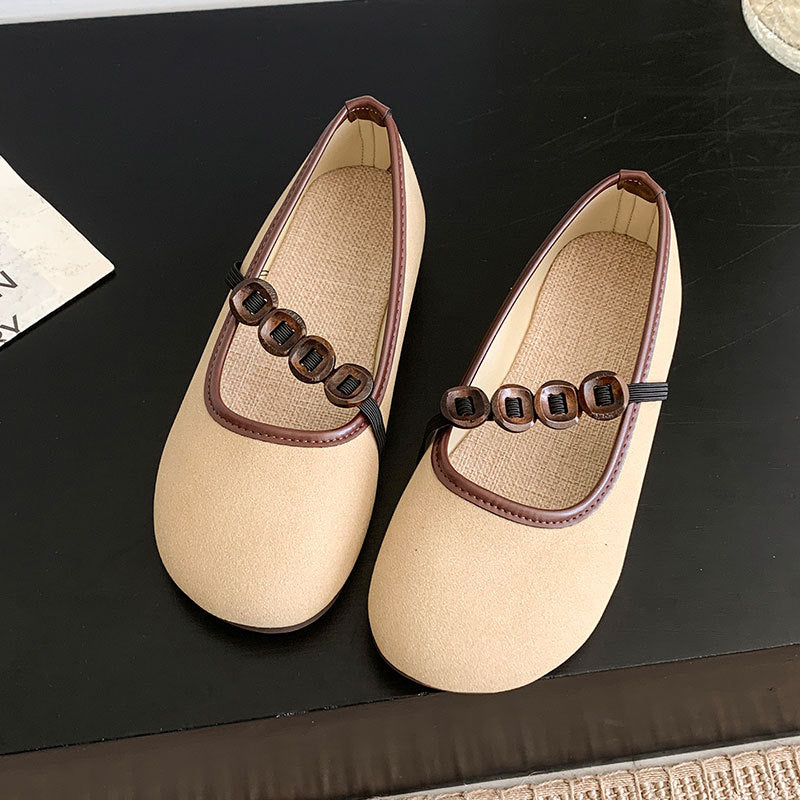 Damen Ballerina Schuhe Elegant Schmuck Detail