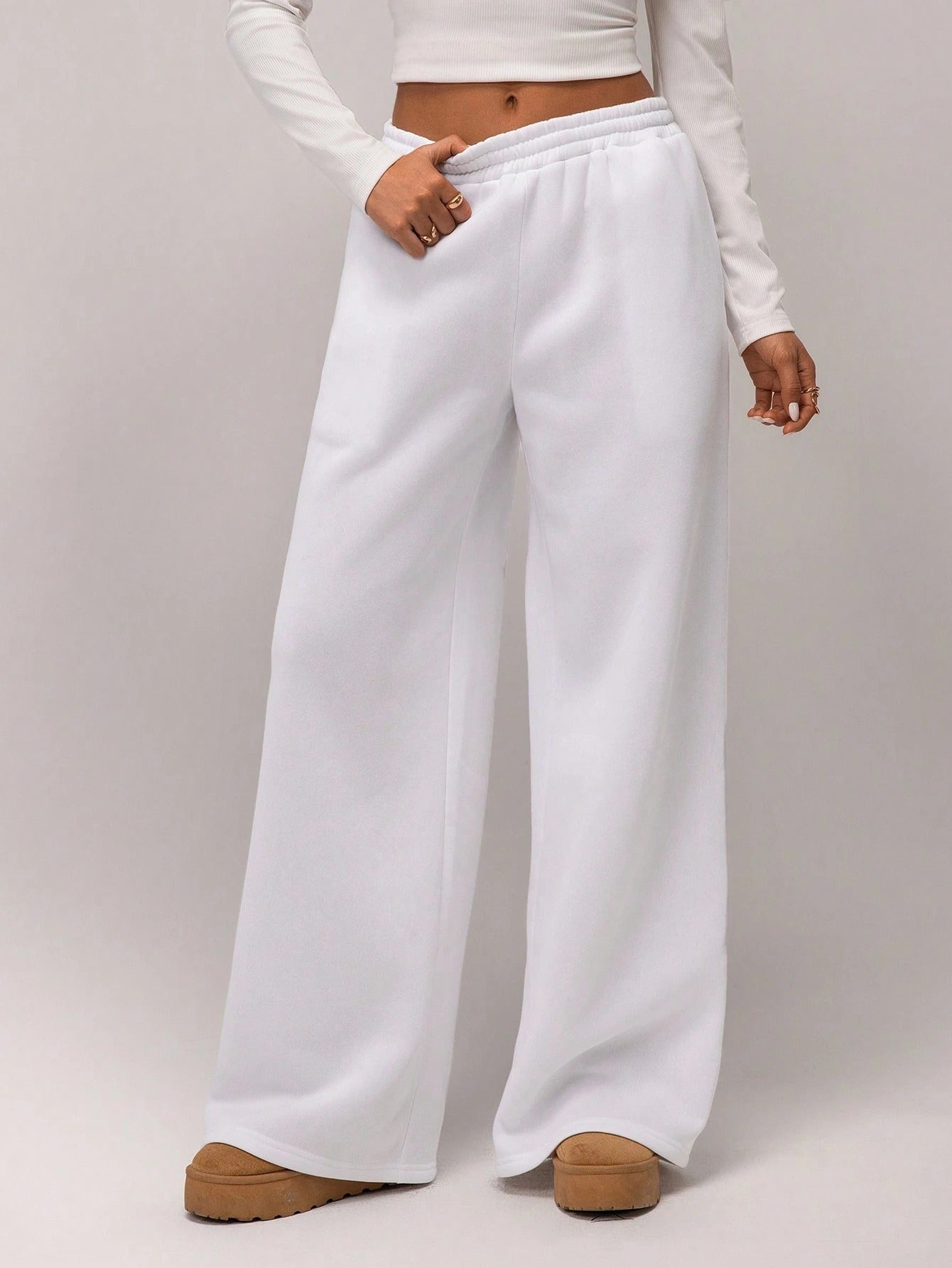 Bequeme Damen Sport Hose Lockere Freizeithose Damen