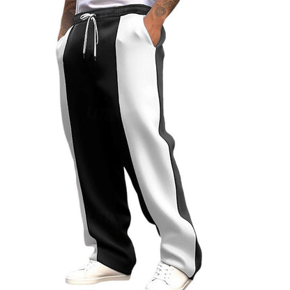 Herren Sport Hose mit Streifen elastisch und bequem