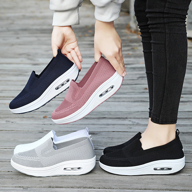 Damen Sneaker Bequem Slip On Weich - BerlinGlamour