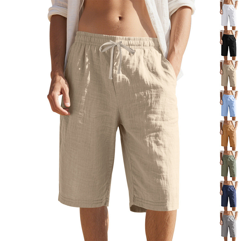 Herren Leinen Shorts Atmungsaktiv Entspannter Schnitt Sommer - BerlinGlamour