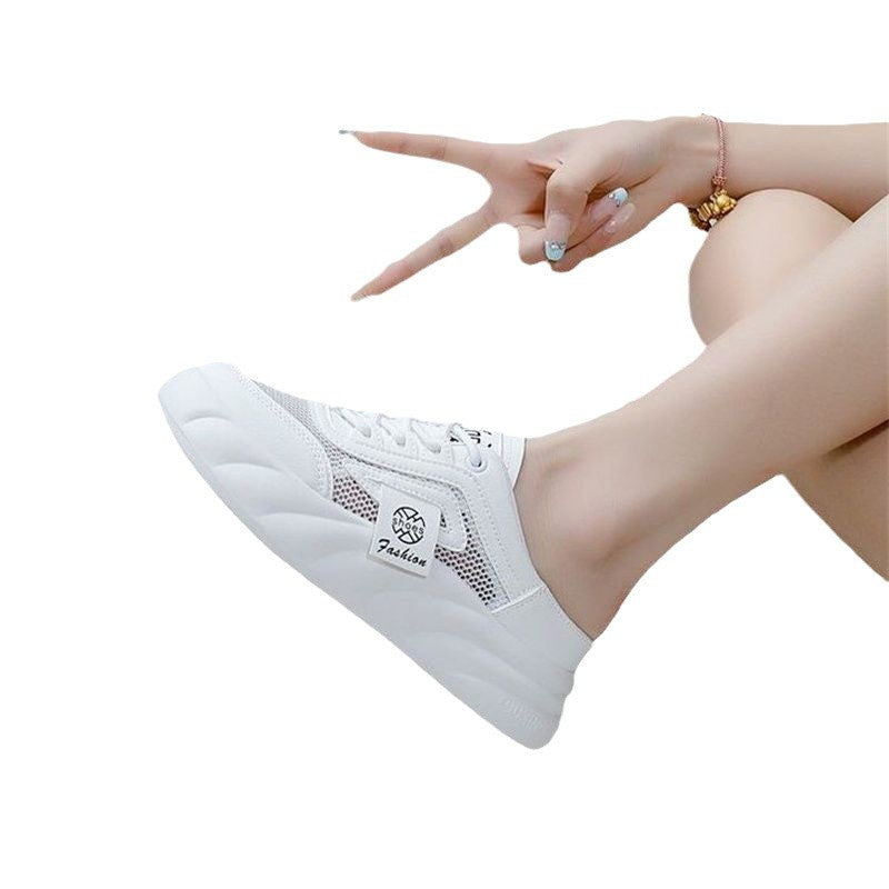 Damen Sneaker Leicht Modisch Weiße Schuhe
