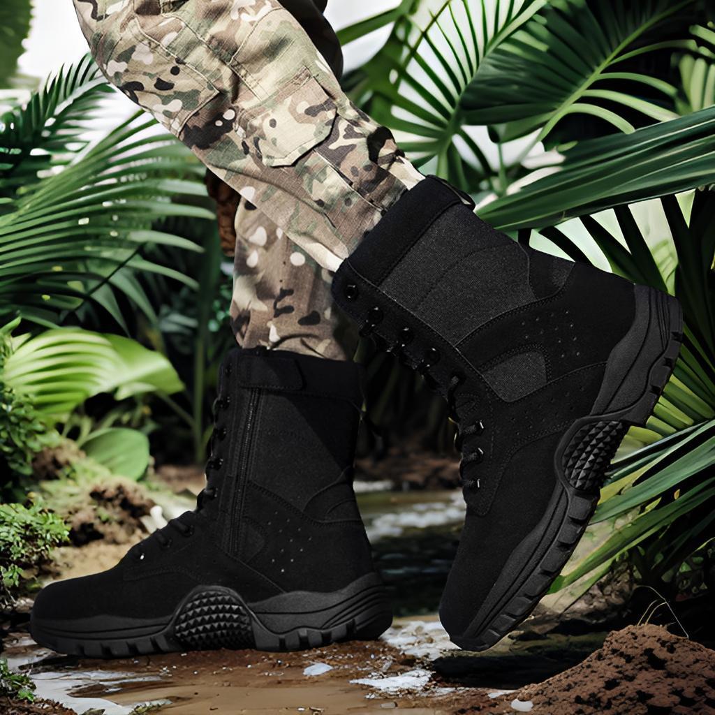 Herren Outdoor-Stiefel Knöchelschutz Rutschfest Wanderstiefel