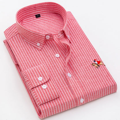Elegantes Langarmhemd Herren mit feinen Streifen Modern - BerlinGlamour