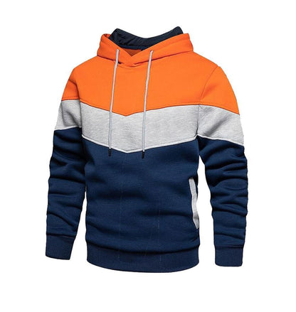Herren Kapuzenpullover Sportlich Farbig Mit Taschen