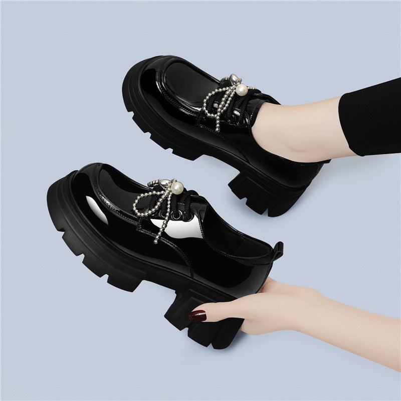 Damen Schnürschuhe Modisch mit Zierdetails