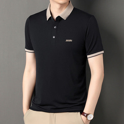 Herren Polo-Shirt Sportlich Moderner Kragen