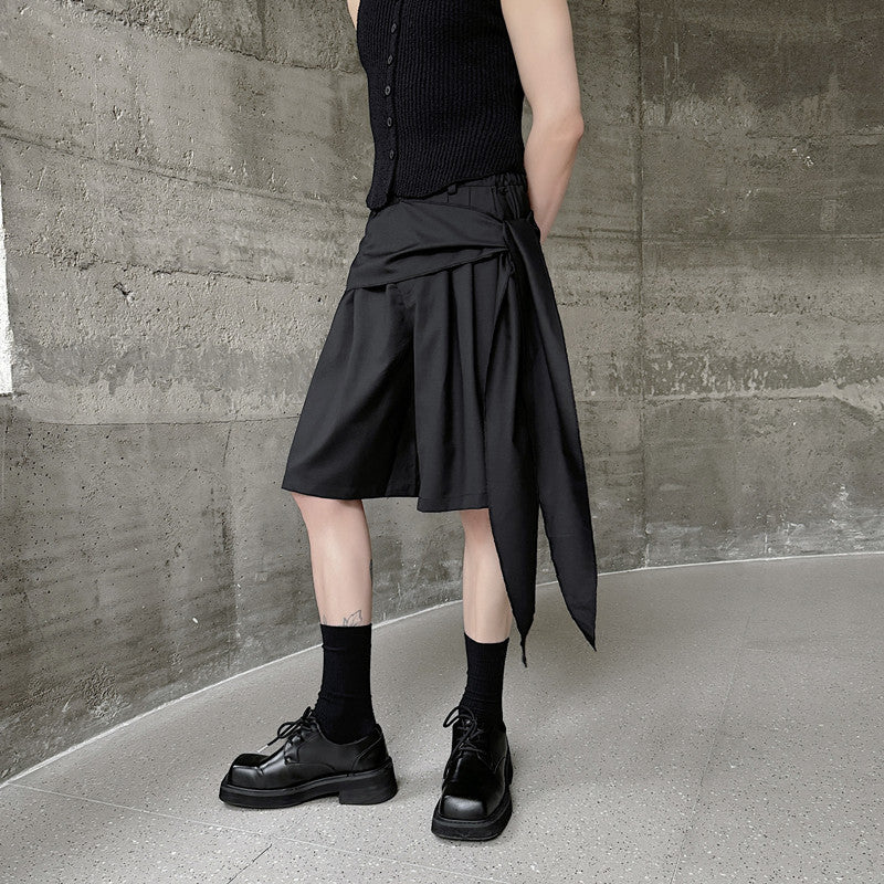 Herren Shorts Modern Asymmetrisch Kurz_Style - BerlinGlamour