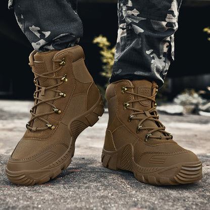 Herren Stiefel Taktisch Rutschfest Knöchelschutz Outdoor