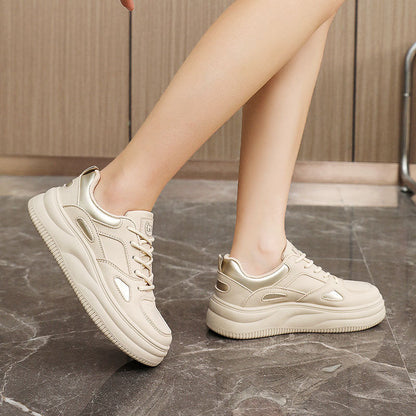 Damen Sneaker Laufsohle Weich Atmungsaktiv Modisch