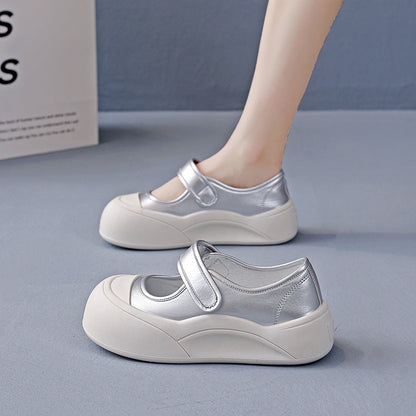 Damen Clogsneaker Bequem Klettverschluss Rutschfest