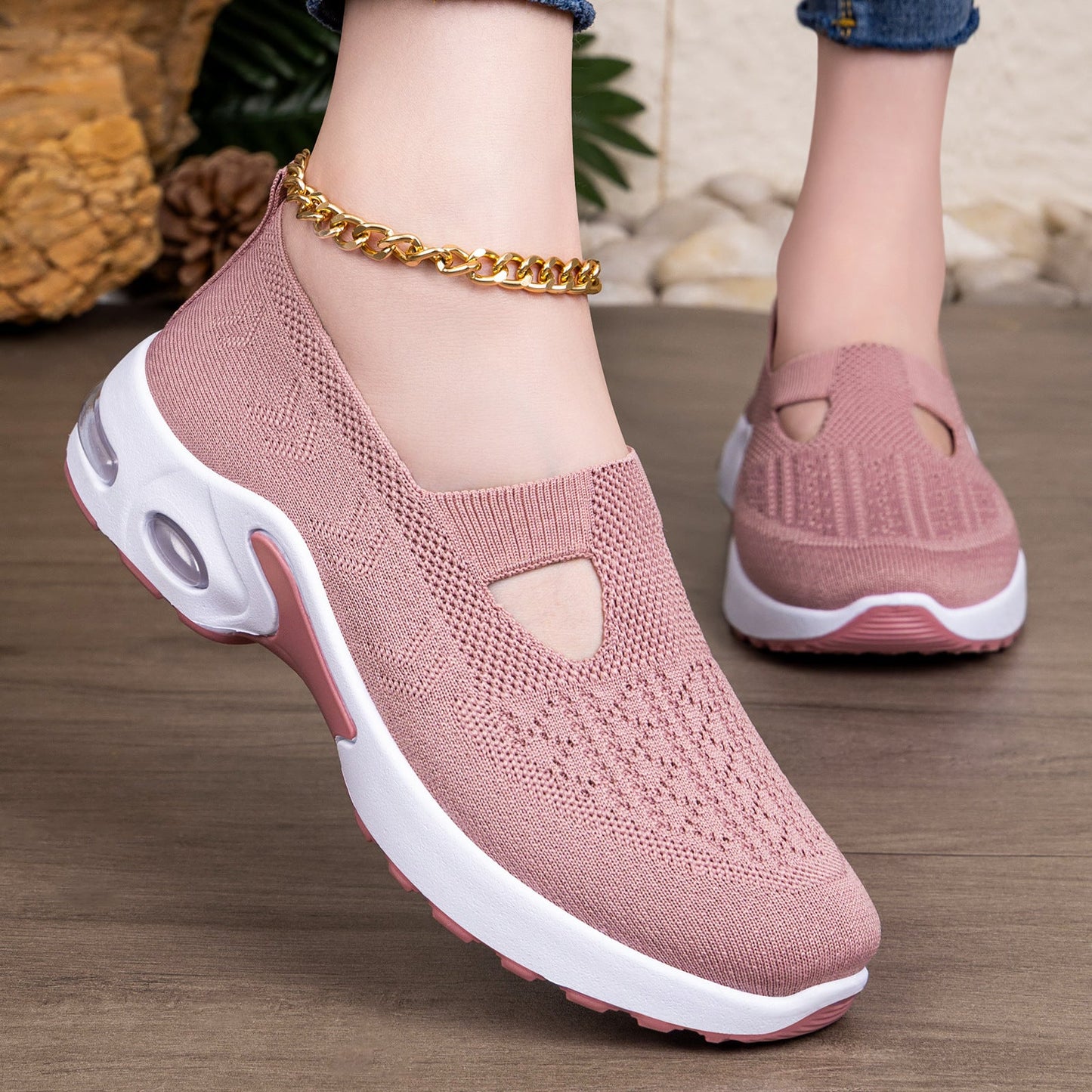 Damen Freizeitschuhe atmungsaktiv mit weicher Sohle