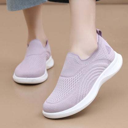 Damen Sport-Sneaker Atmungsaktiv Leicht Sneaker Laufschuhe