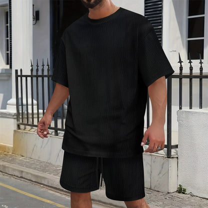 Herren Sommer Set Kurzarmshirt und Bermudas Berlin Style