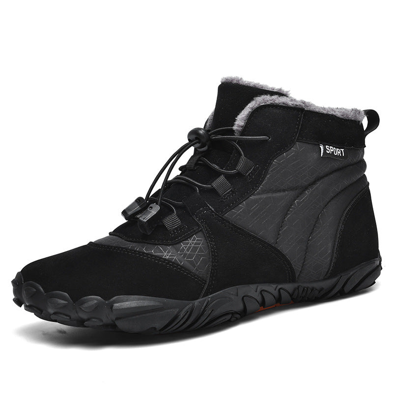 Damen Winterstiefel Wasserdicht Isolierend Sportlich Schwarz